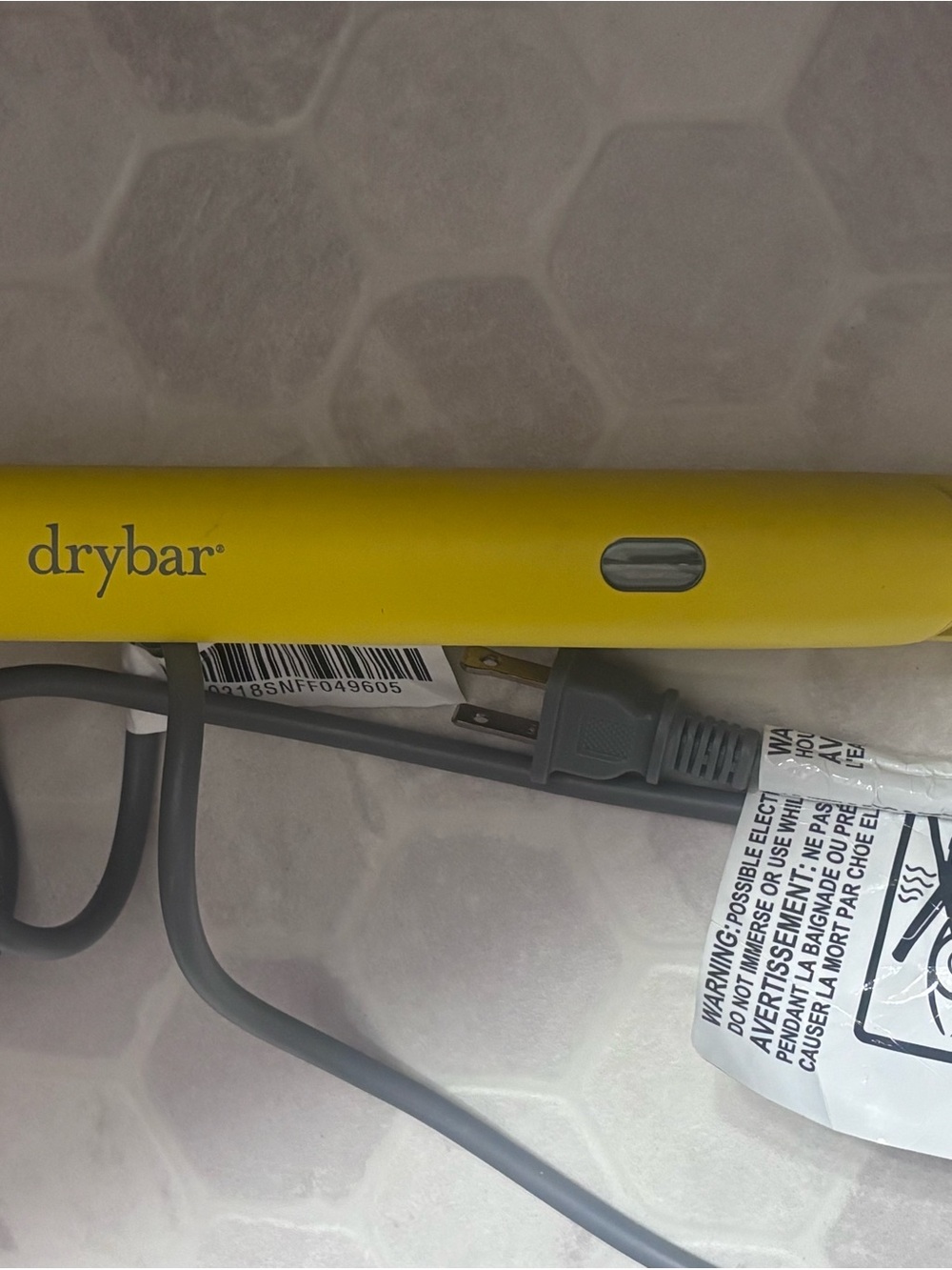 Drybar Yellow Flat Iron Styling Tool